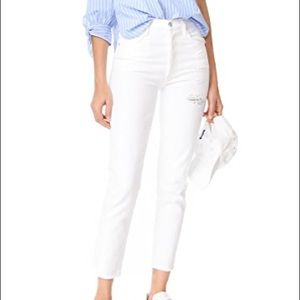 Agolde Jamie classic high rise jeans in Starlight, size 28